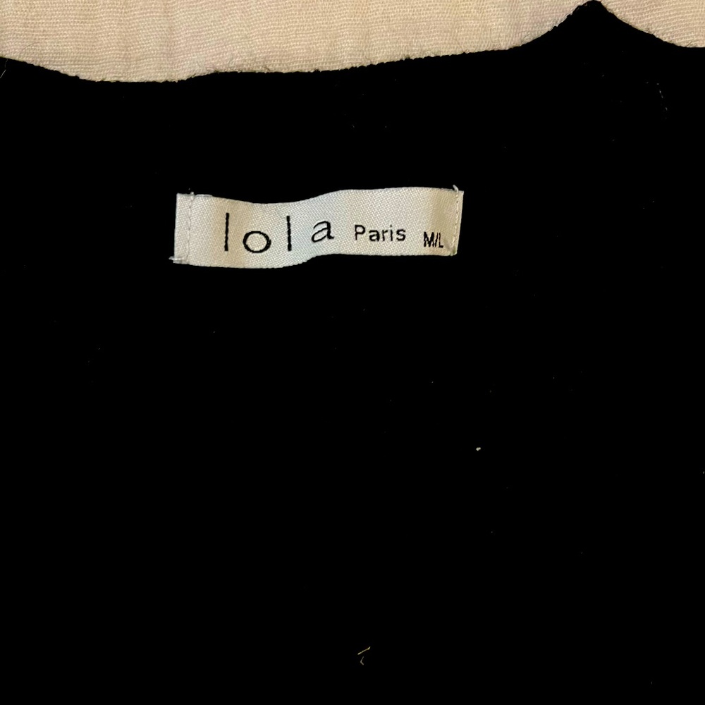 Black wooly sweater
